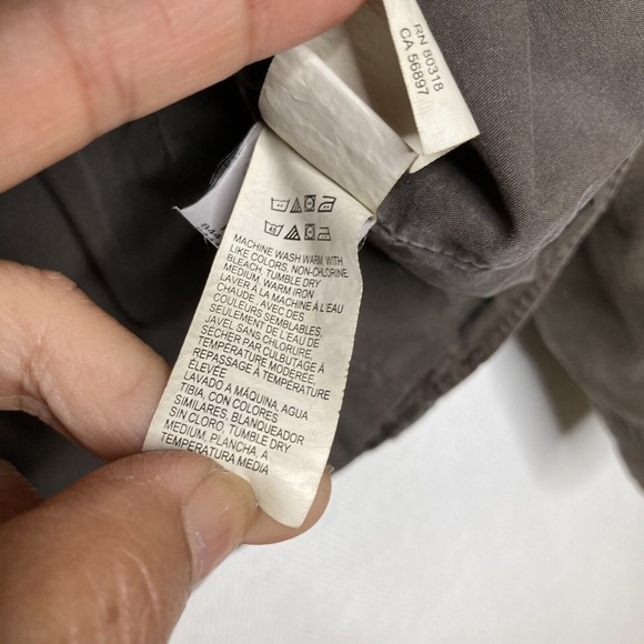 Lucky Brand Size Medium Jacket Camouflage Green Army Utility Field Full Zip - Picture 9 of 10